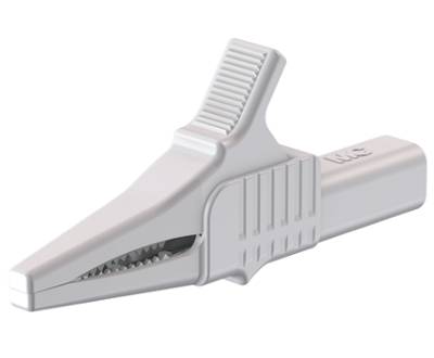 Gäddkäkanslutning 4mm säkerhetsbanankontakt Cat II 1000V vit (66.9755-29)