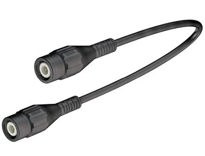 BNC-mätningskabel 50 ohm Cat II/1000V svart 2m (67.9770-20021)