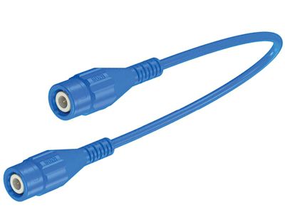 BNC-mätningskabel 50 ohm Cat II/1000V blå 1m (67.9770-10023)
