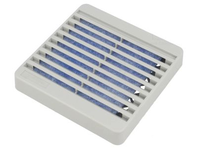 Filterenhet för fläkt 120x120mm grå