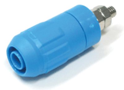 Säkerhetsbanaanhylsa 4mm blå