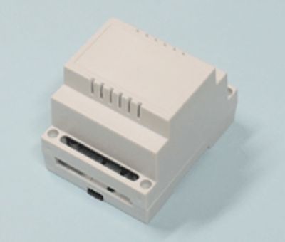 Modulhus för DIN-skena 69,6x89x65mm grå