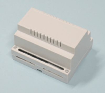 Modulhus för DIN-skena 107x89x65mm grå