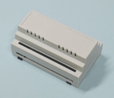 Modulhus för DIN-skena 139x89x62,8 mm grå