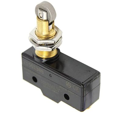 Gränsbrytare med tryckvals, gängmontering 15A 250Vac (Z15G1308)