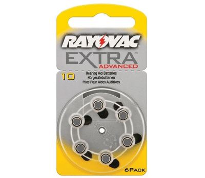 Hörapparatsbatteri PR70 1,4V 105mAh 6 st/fp