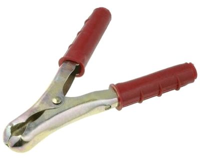 Svetsbar gäddklämma 300A röd