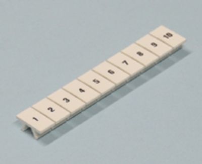 Märkningsremsa 6,2 mm för radplintar 1-10