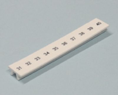 Märkningsremsa 6,2 mm för radplintar 31-40