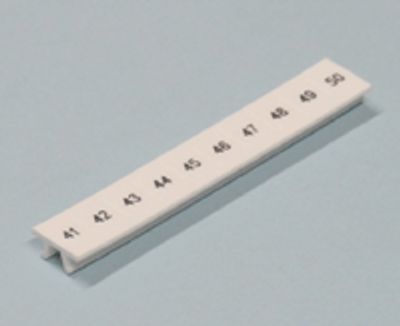 Märkningsremsa 6,2 mm för radplintar 41-50