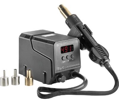 Justerbar digital varmluftsstation 300W