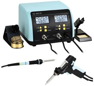 Digital lödstation/sugsoldstation 60W/90W