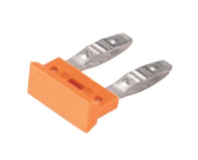 Kopplingsbrygga för ZPY/SG-seriens reläsocklar 2-polig orange