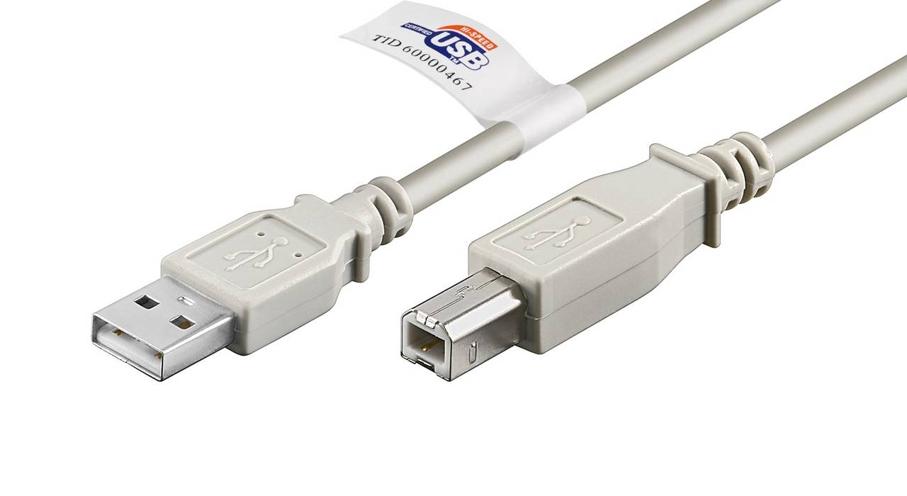 USB-A/B anslutningskablar