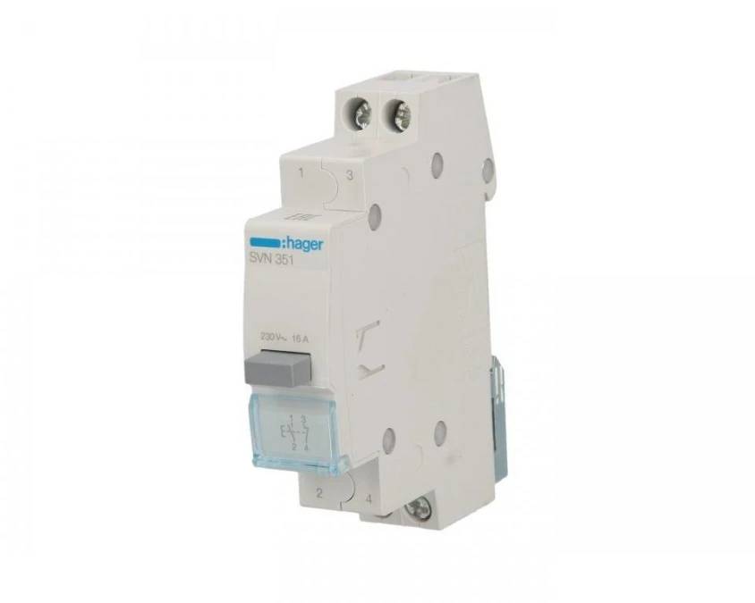 Brytare för DIN-skena