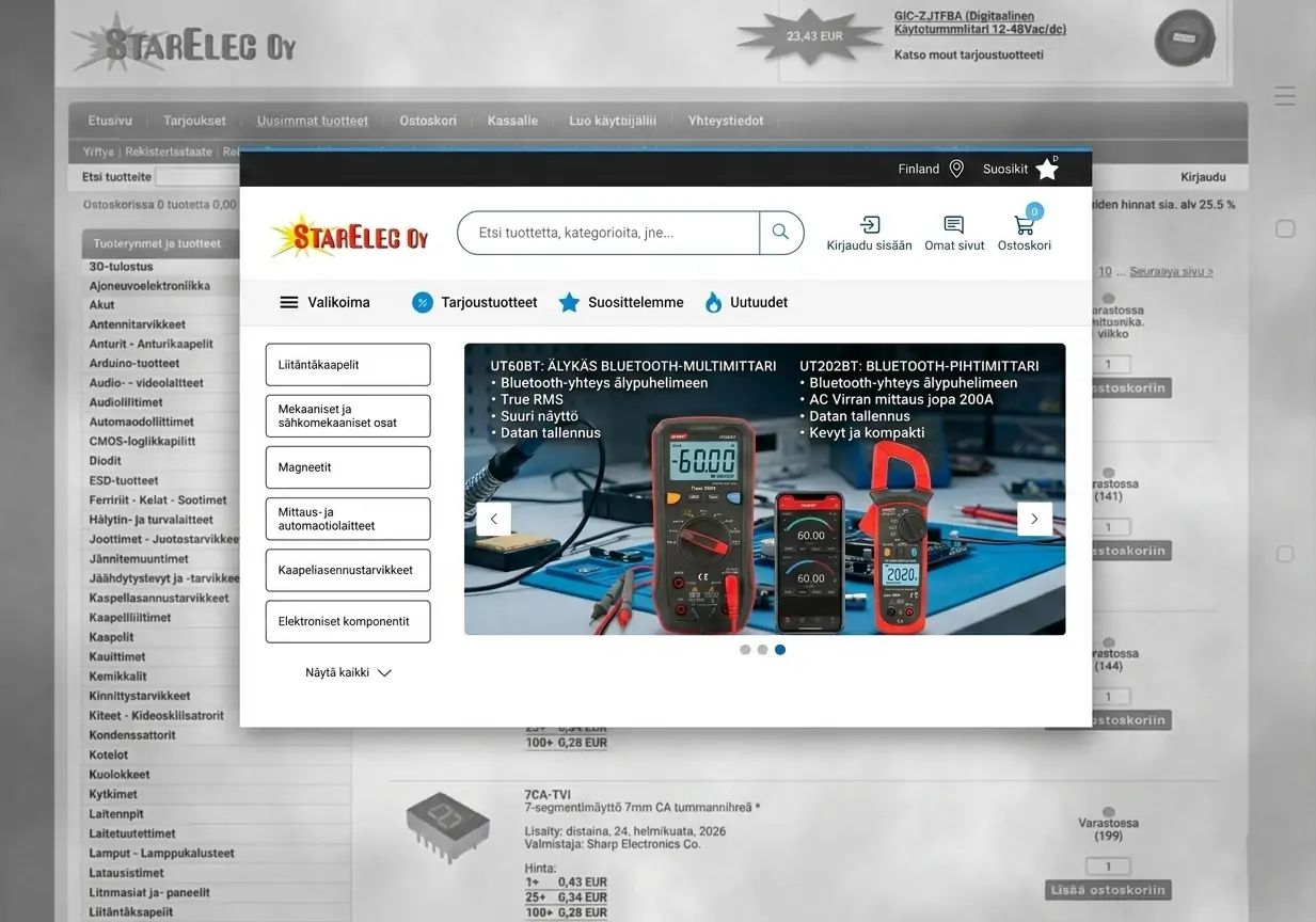 Den uppdaterade webbutiken är nu öppen